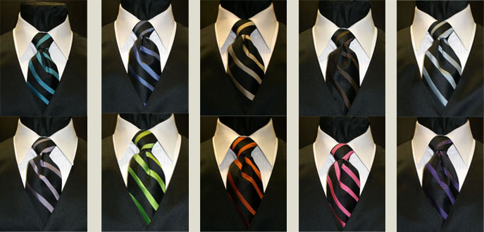 pink tuxedo stripped tie